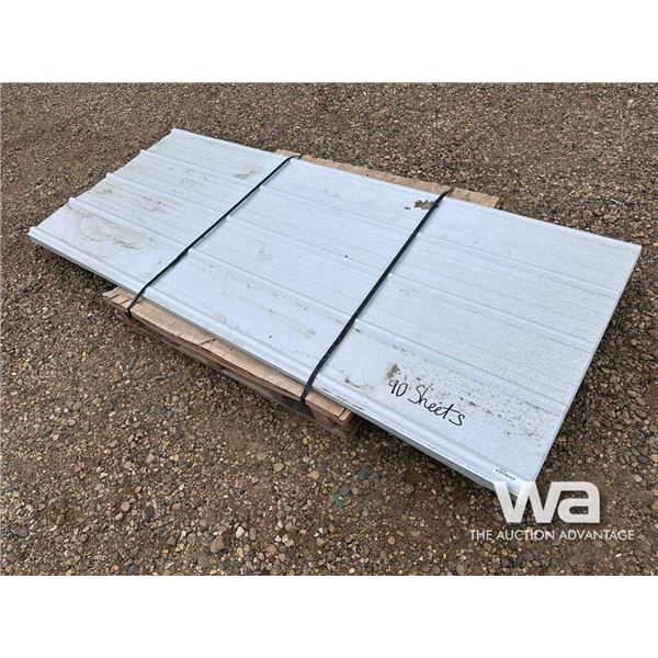 (40) PCS 7.5 X 3 FT. STEEL SIDING