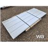 Image 4 : (40) PCS 7.5 X 3 FT. STEEL SIDING