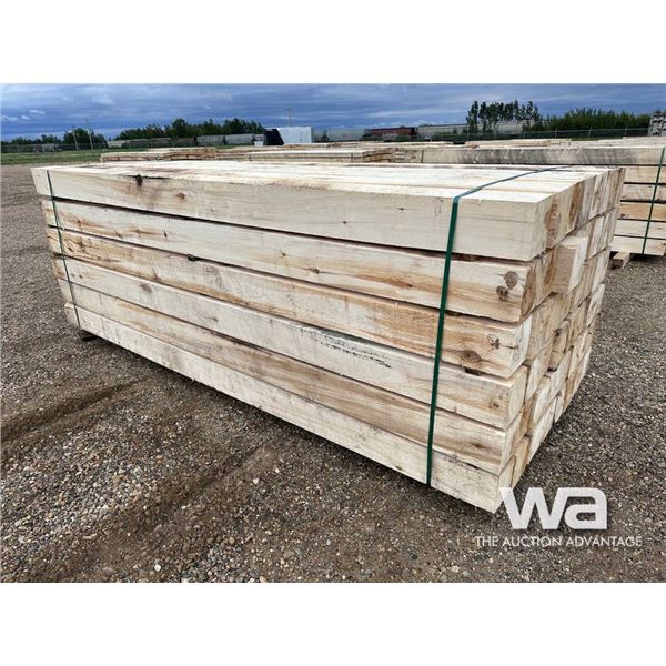 (48) 6X6X10 FT. POPLAR TIMBERS