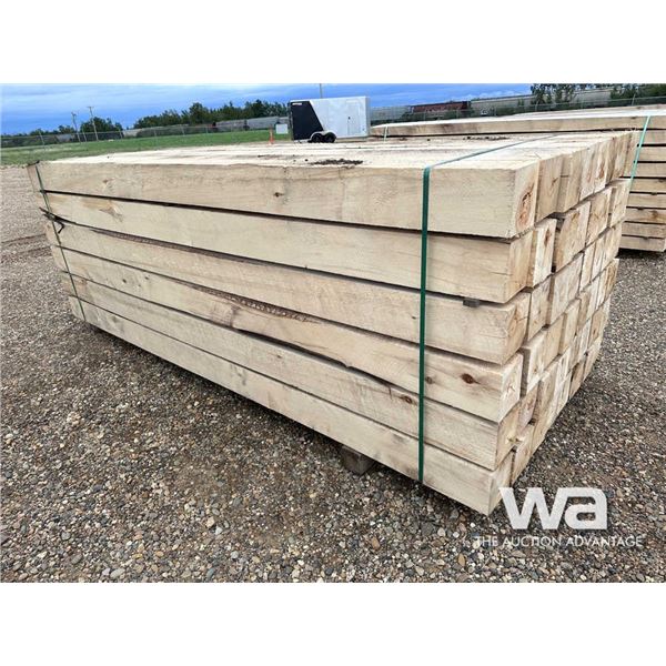 (48) 6X6X10 FT. POPLAR TIMBERS