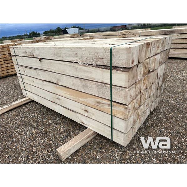 (48) 6X6X8 FT. POPLAR TIMBERS
