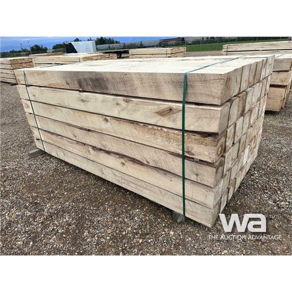 (48) 6X6X8 FT. POPLAR TIMBERS