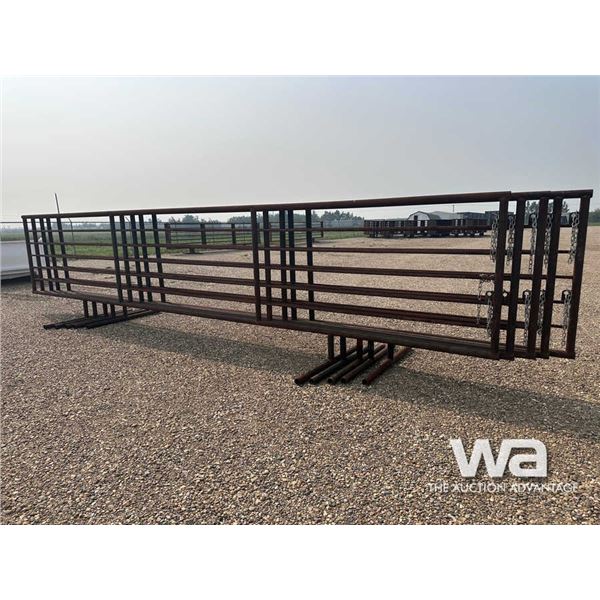 (5) 24 X 6 FT. 5 BAR FREESTANDING PANELS