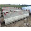 Image 2 : (3) CEMENT BARRICADES