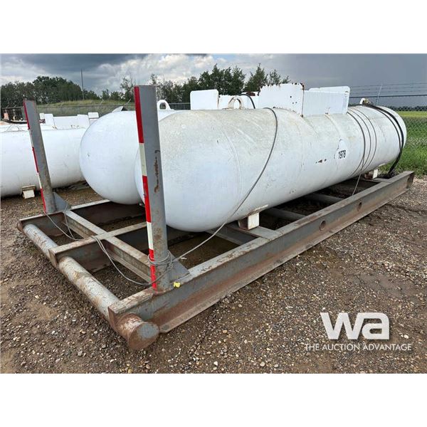 PROPANE SKID WITH (2) 1000 GAL. PROPANE TANKS