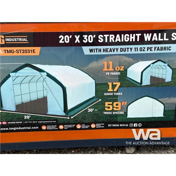 20 X 30 FT. STRAIGHT WALL STORAGE SHELTER