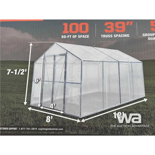 TMG 8 X 13 FT. GREENHOUSE