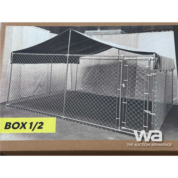 13 X 13 FT. CHAIN LINK DOG KENNEL