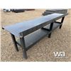 Image 4 : 120 X 30 IN. STEEL WORK BENCH
