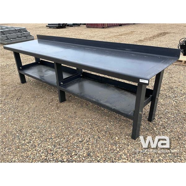 120 X 30 IN. STEEL WORK BENCH