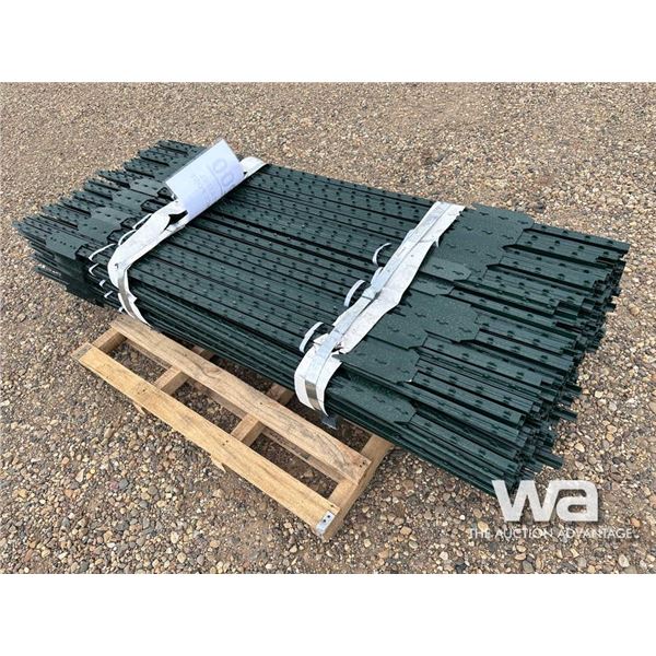 (200) 6 FT. STEEL FENCE POST