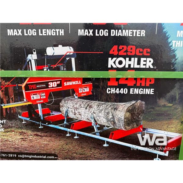 TMG 30 IN. PORTABLE SAWMILL
