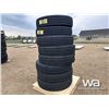 Image 3 : (8) ZWARTHZ 11R24.5 TIRES