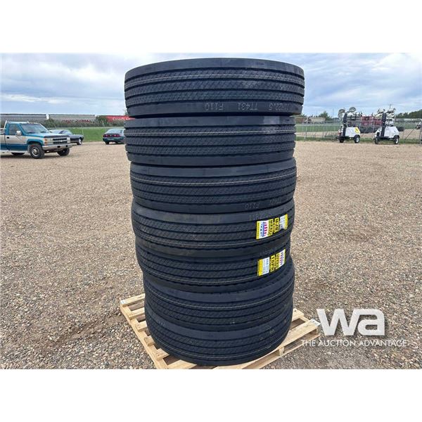 (7) ZWARTHZ 11R22.5 TIRES