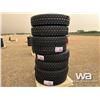 Image 3 : (8) KAPSEN 11R24.5 TRUCK TIRES
