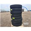 Image 3 : (8) GRIZZLY 11R24.5 TRUCK TIRES