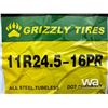 Image 4 : (8) GRIZZLY 11R24.5 TRUCK TIRES