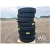 Image 2 : (8) GRIZZLY 11R24.5 TRUCK TIRES