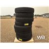 Image 2 : (8) GRIZZLY 11R24.5 TRUCK TIRES