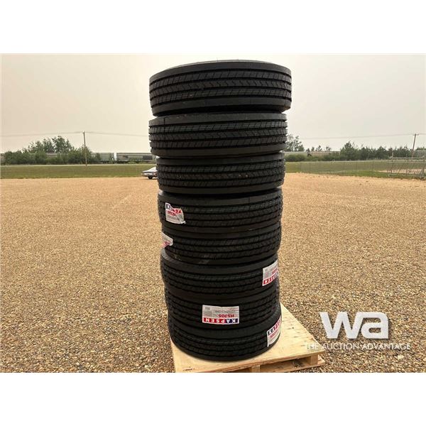 (8) KAPSEN 275/70R22.5 TRUCK TIRES