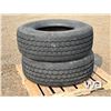 Image 2 : (2) GOODYEAR 385/65R22.5 STEER TIRES