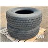 Image 3 : (2) GOODYEAR 385/65R22.5 STEER TIRES