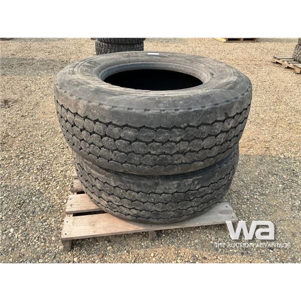 (2) GOODYEAR 385/65R22.5 TIRES