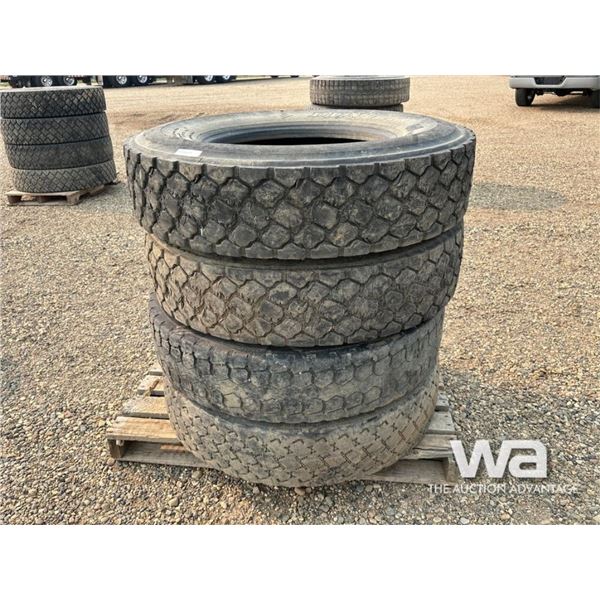 (4) QUANTITY OF 11R22.5 TIRES