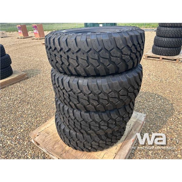 (4) GRIZZLY M523 M/T 35X12.50R18 TIRES