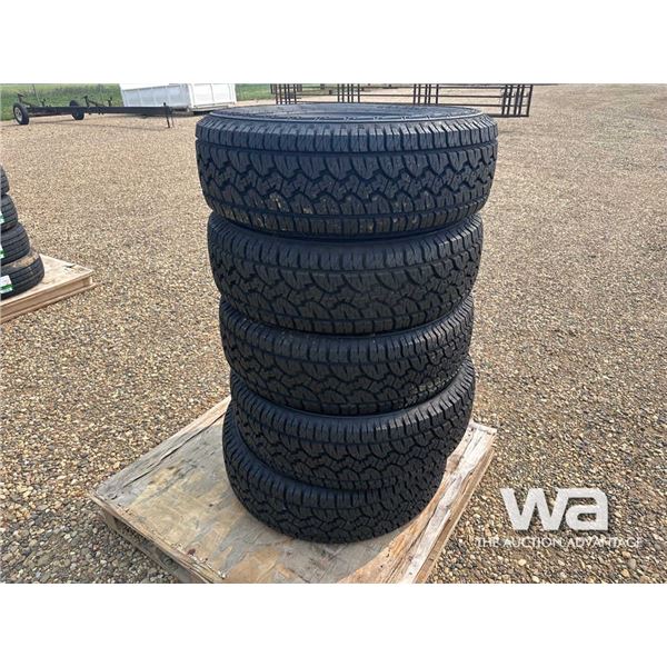 (5) GRIZZLY 265/70R18 TIRES