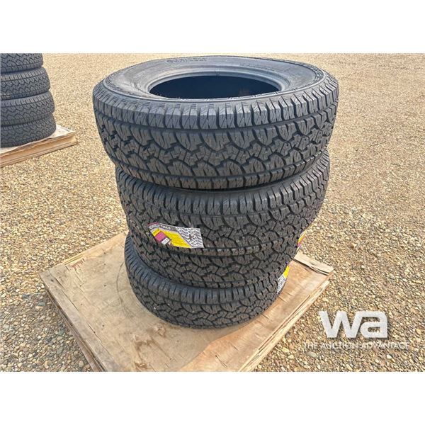 (4) GRIZZLY 265/70R18 TIRES