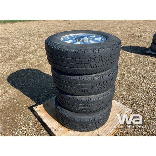 (4) MICHELIN LTX A/T 265/70R18 TIRES & RIMS