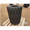 Image 2 : (4) BEAVER SKS-1 10-16.5 SKID STEER  TIRES