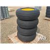 Image 3 : (4) TREADURA 11L-15 IMPLEMENT TIRES & RIMS