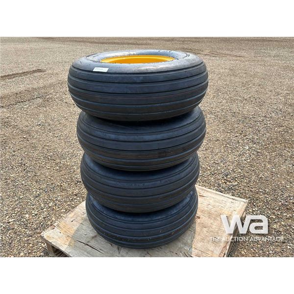 (4) TREADURA 11L-15 IMPLEMENT TIRES & RIMS