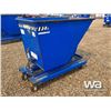 Image 2 : VESTIL BLUE SKID STEER TIPPER BIN