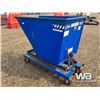 Image 3 : VESTIL BLUE SKID STEER TIPPER BIN