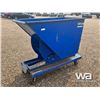 Image 4 : VESTIL BLUE SKID STEER TIPPER BIN