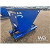 Image 2 : VESTIL BLUE SKID STEER TIPPER BIN
