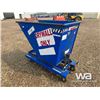 Image 3 : VESTIL BLUE SKID STEER TIPPER BIN