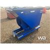 Image 4 : VESTIL BLUE SKID STEER TIPPER BIN