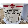 Image 5 : (2) 60 FT. 3/8 GRADE TRANSPORT CHAIN PAIL