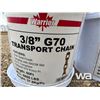 Image 5 : (2) 60 FT. 3/8 GRADE TRANSPORT CHAIN PAIL