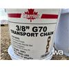 Image 5 : (2) 60 FT. 3/8 GRADE TRANSPORT CHAIN PAIL