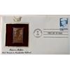 Image 1 : Frances Perkins First Woman In Presidential Cabinet Gold Stamp Replica First Day Cover