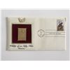 Image 1 : Wildlife of Our Fifty States Wolverine Gold Stamp Replica First Day Cover