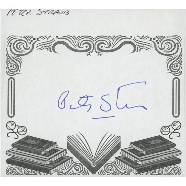 Peter Straub signed bookplate