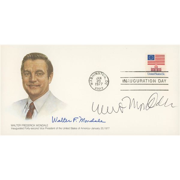 Walter Mondale signed envelope