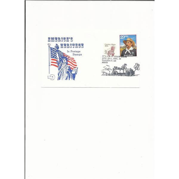 America's Heritage in Postage Stamps - FShow Cover - Flagstaff, Arizona - 1995