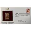 Image 1 : Helen Keller, Anne Sullivan Educating The Handicapped Gold Stamp Replica First Day Cover